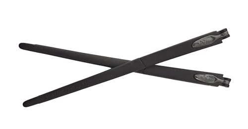 NicelyFit Temples Arms Legs Replacement for Oakley Crosslink Pitch OX8037 OX8041 OX8111 Glass Eyeglass Frames Matte Black Black - Image 3