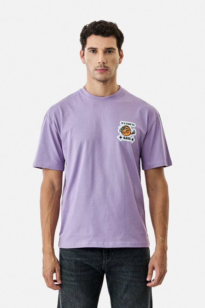 SNITCH 100% Cotton Oversized Graphic T-Shirt