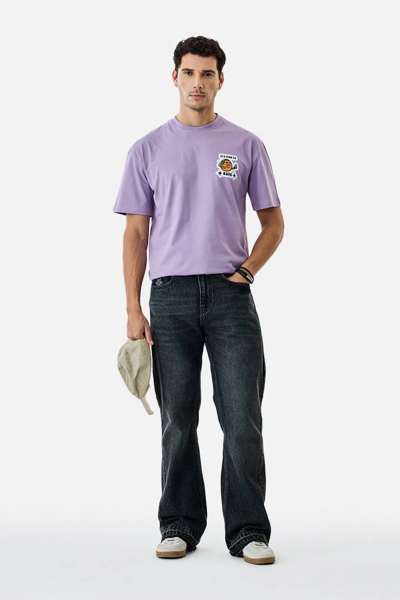 SNITCH 100% Cotton Oversized Graphic T-Shirt