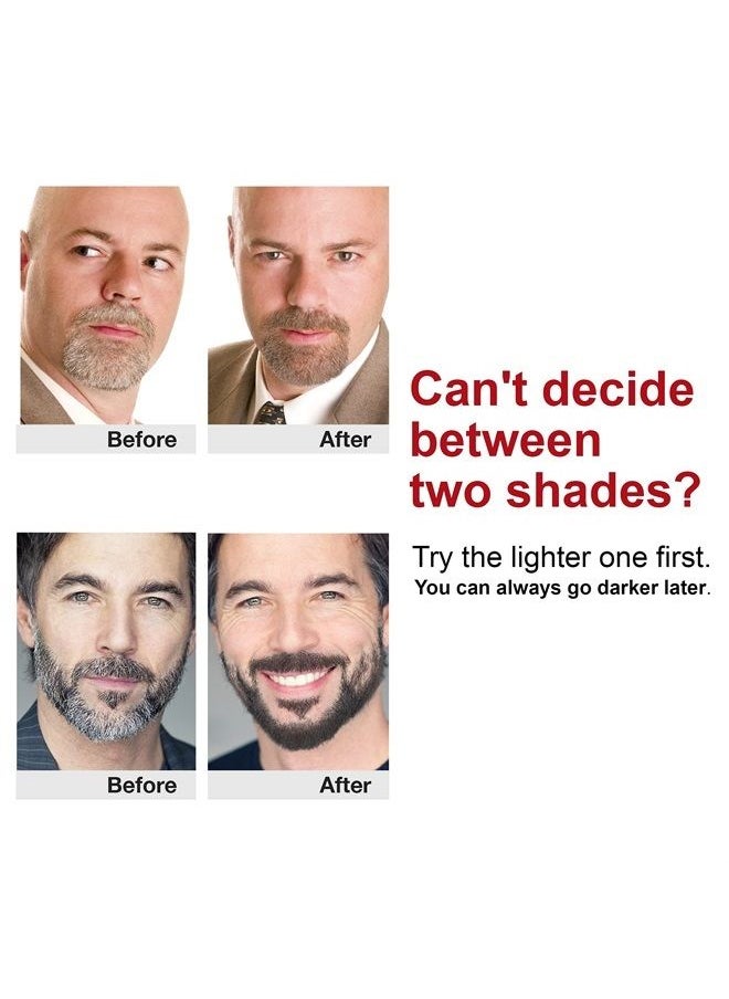 Godefroy - Barbers Choice 3 Application Beard and Mustache Dye For Men, 6 weeks of Cover For Gray Facial Hair, Jet Black - Image 1