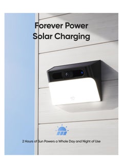 eufy eufy Security Solar Wall Light Cam S120 Solar Security Camera Outdoor Wireless, 2K Camera, Forever Power, Motion Activated Light, AI Detection, IP65 Waterproof, Spotlight, No Monthly Fee  - Image 3