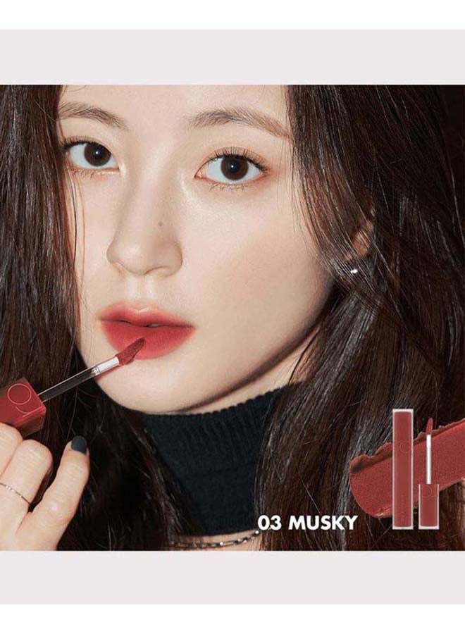 rom&nd Blur Fudge Tint 03 Musky - Image 5