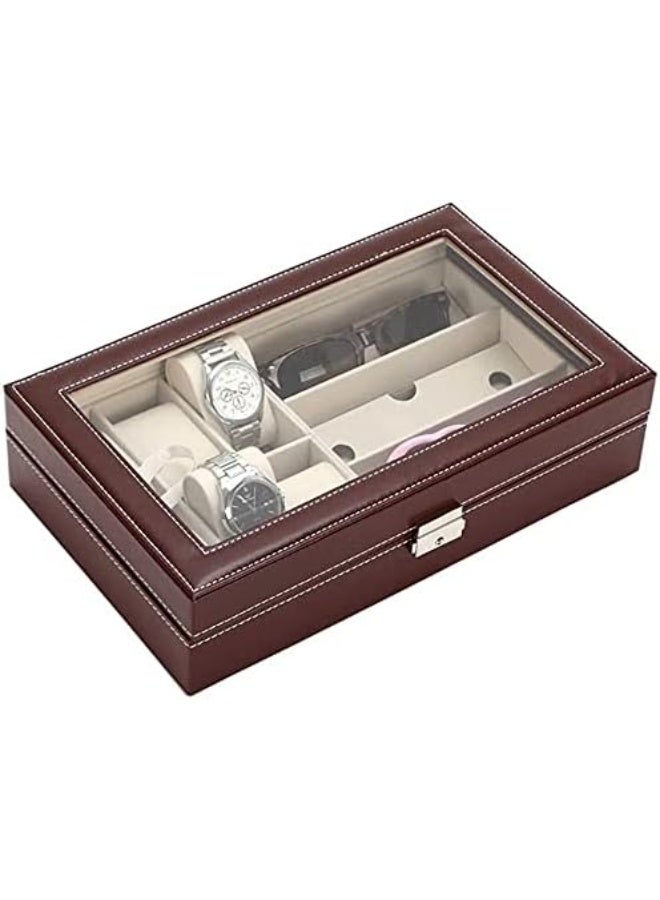 بادوم صندوق الساعات الجلدية - Image 1