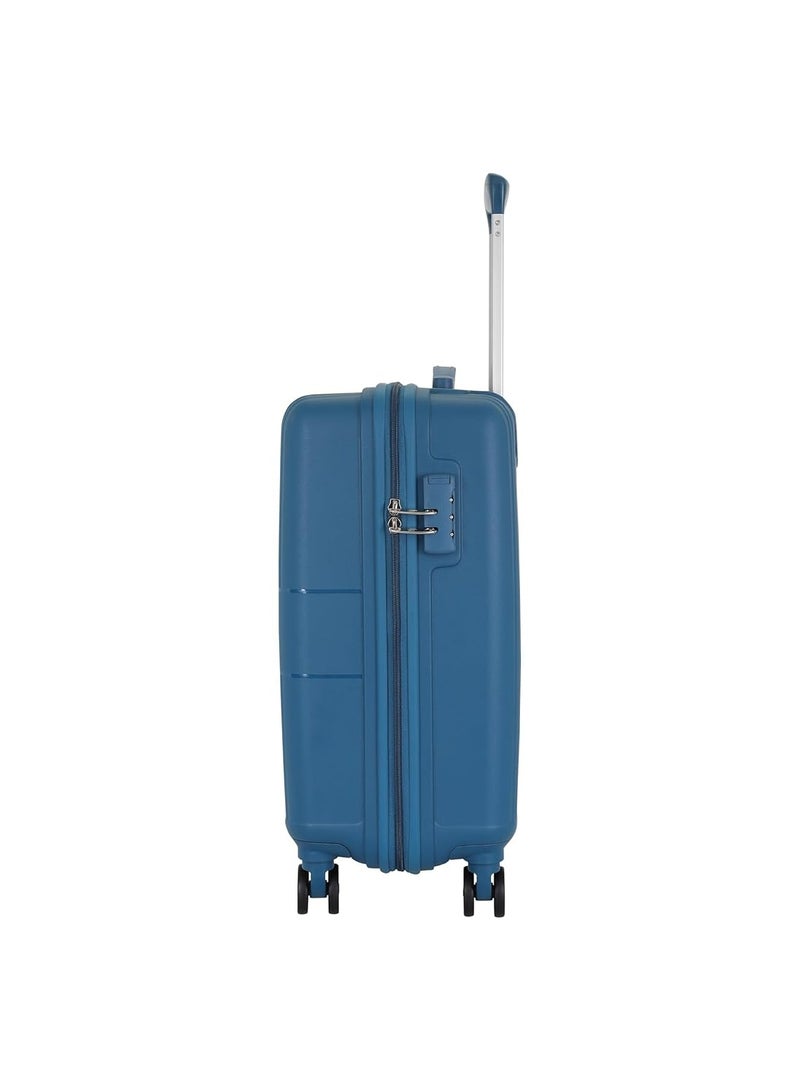 Kamiliant Polypropylene KAM Hard Shell 8 Wheels Double Spinner Suitcase Might DW SP68CM DEEP Ocean,Blue,Medium - Image 1