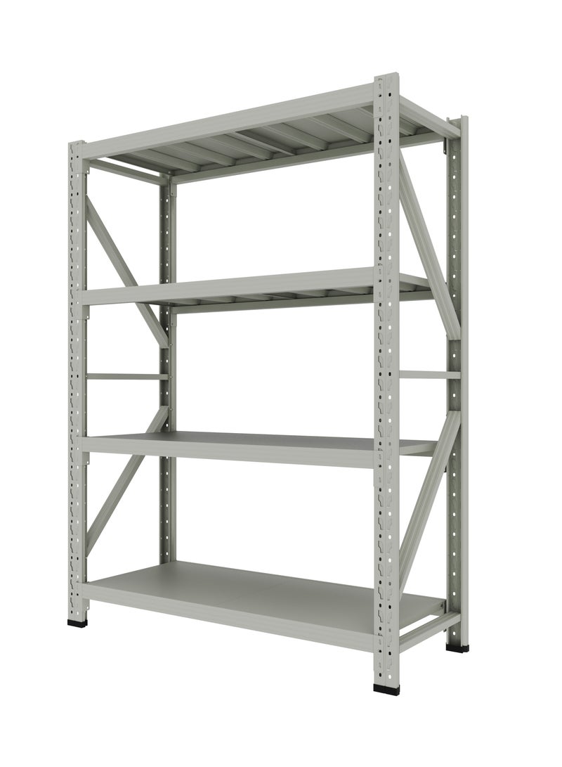 KSEIBI 4-Layer Storage Shelf  2000*600*2000mm – White, Adjustable, Heavy-Duty, Easy Assembly - Image 1