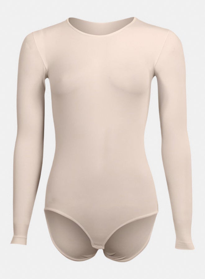 Silvy Lycra Wave3 Round Neck Long Sleeves Bodysuit Underwear For Women - Image 1