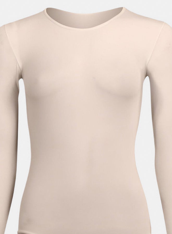 Silvy Lycra Wave3 Round Neck Long Sleeves Bodysuit Underwear For Women - Image 2