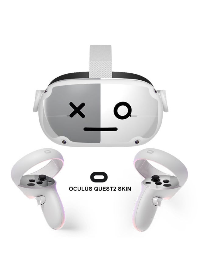 Loquat Application Oculus Quest2 Game Virtual Helmet VR Glasses Handle Sticker Protective Film Set-Color:032  - Image 4