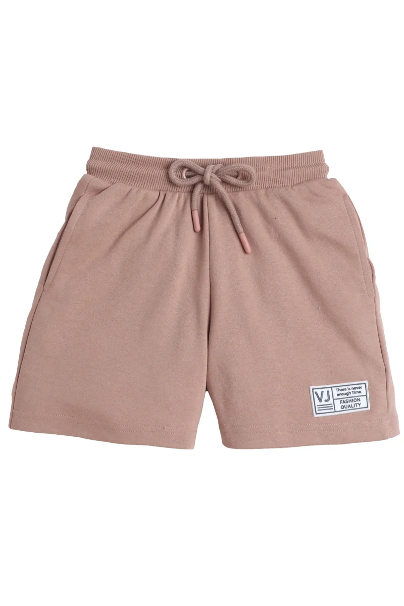 victor and jane Boys Cotton Interlock Tee & Shorts Set – Khaki