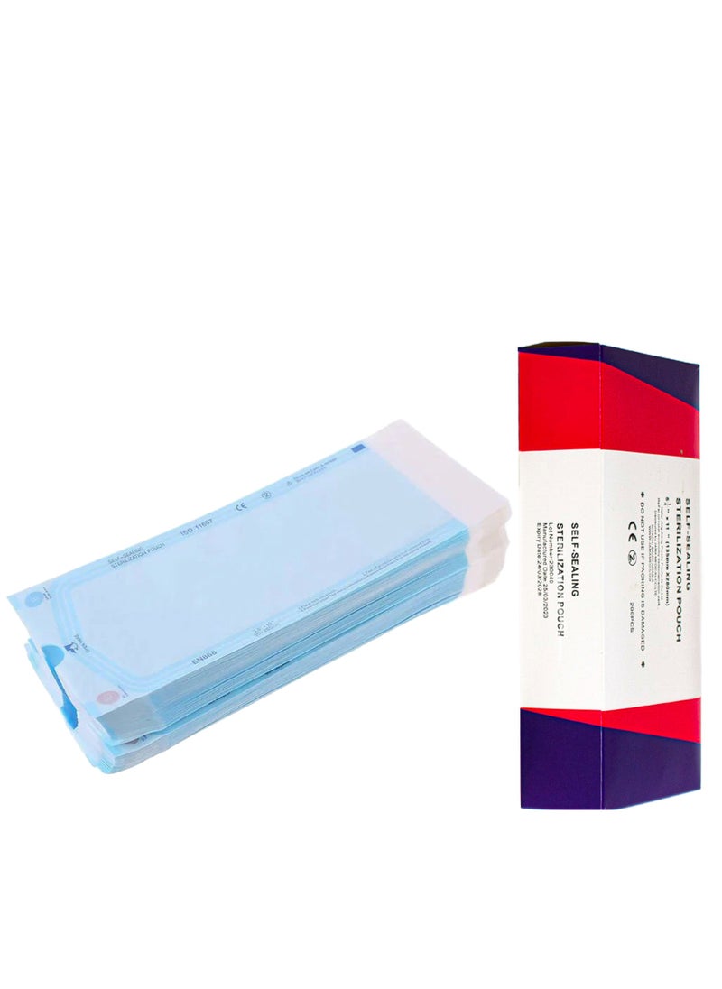 Jama Max care Self Sealing Sterilization Pouch Size: {135*280mm} qty:200pcs  - Image 1