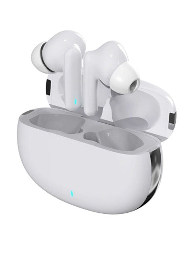 Neutral Multifunctional rechargeable in-ear smart noise-cancelling Bluetooth hearing aid sound amplifier, assists with hearing, listening to music, watching movies, making phone calls, etc., high-end comfortable design, almost invisible (white) - Image 1