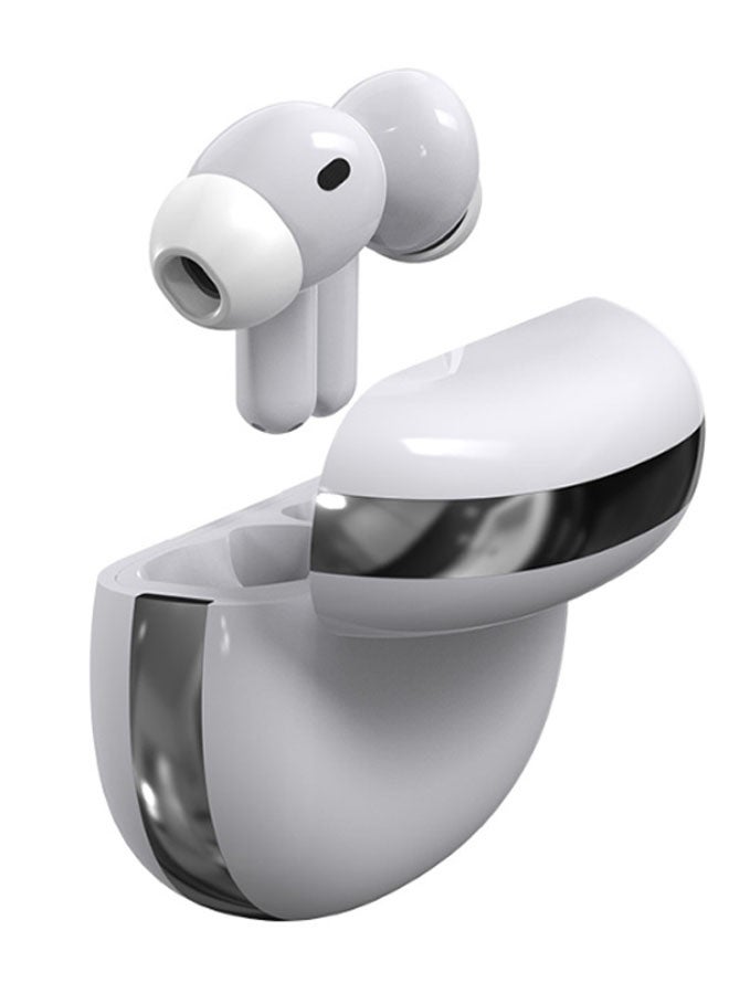 Neutral Multifunctional rechargeable in-ear smart noise-cancelling Bluetooth hearing aid sound amplifier, assists with hearing, listening to music, watching movies, making phone calls, etc., high-end comfortable design, almost invisible (white) - Image 2