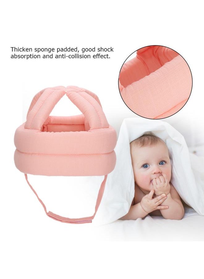 Baby Toddler Anti-Collision Hat Baby Solid Color Protective Head Hat Safety Helmet (Pink) - pzsku/Z0C90077E7030661A5C91Z/45/_/1732119779/0b0c0366-3a96-472d-a343-399a43177c77