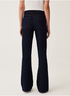 Ovs OVS Flare-Fit, High-Rise Jeans With Fading  - Image 3