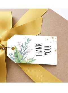 Generic Thank You Tags, Thank You Gift Tags, Gift Wrap Tags with String, for Coming Hanging Baby Shower, Birthday, Wedding, Bridal Special Events, Party Favors Natural Twine (50Pcs, White)  - Image 3