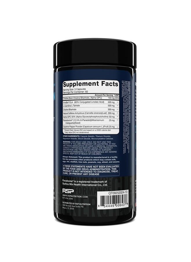 RSP Nutrition - RSP Nutrition QuadraLean Thermogenic Fat Burner for Men & Women, Weight Loss Supplement, Crash-Free Energy, Metabolism Booster & Appetite Suppressant, Diet Pills, 60 Serv (Packaging May Vary) - Image 1