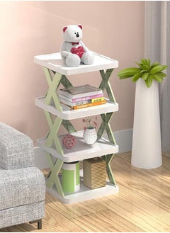 BLOOMING TIME Multi Layer Shoe Rack Organizer, Creative Multi Layer Shoe Rack, Vertical Shoe Rack (9 layer, Green)  - Image 5