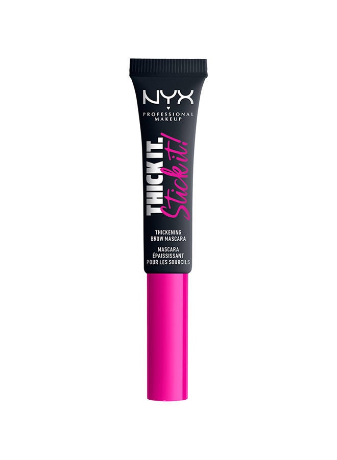 NYX PROFESSIONAL MAKEUP ماسكارا ستيك إت لتكثيف الحواجب باللون الأسود - Image 1