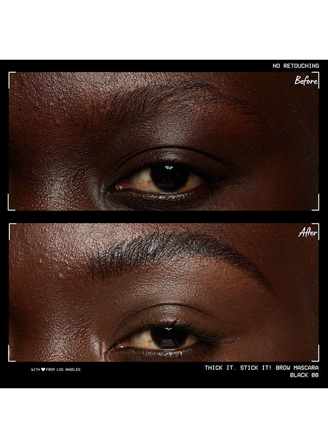 NYX PROFESSIONAL MAKEUP ماسكارا ستيك إت لتكثيف الحواجب باللون الأسود - Image 5