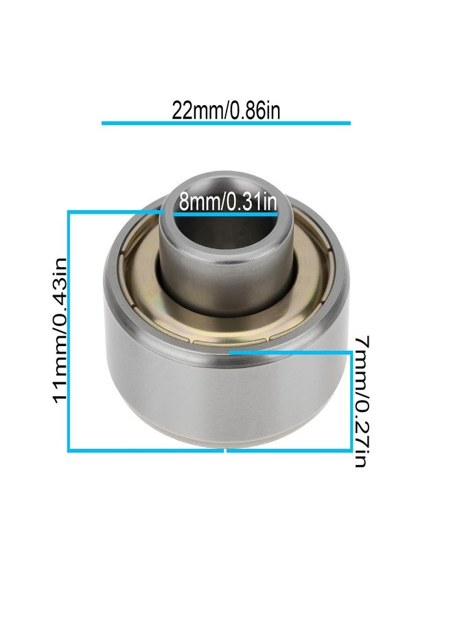 ECSiNG 8Pcs Ball Bearing Wheelchair Accessories 608 22x8x7mm Compatible with Walker Wheelchair - Image 4
