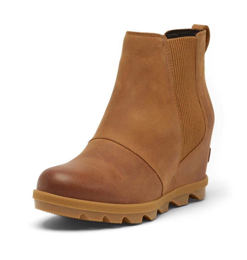 Sorel Women's Joan Rhapsody Chelsea Wedge Boot, Velvet Tan/Gum 2, 6 - Image 1