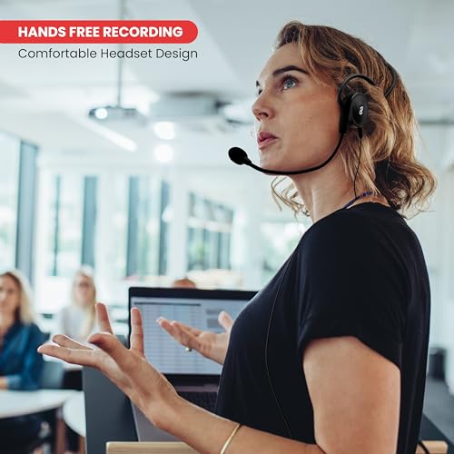Pyle Double Over Ear Microphone Headset Professional Hands Free Cardioid Wired Audio Boom Condenser Microphone Headset w 35mm 14 Adapter 4ft Cable and Mic Windscreen Pyle Pro PLM31 Black - Image 3