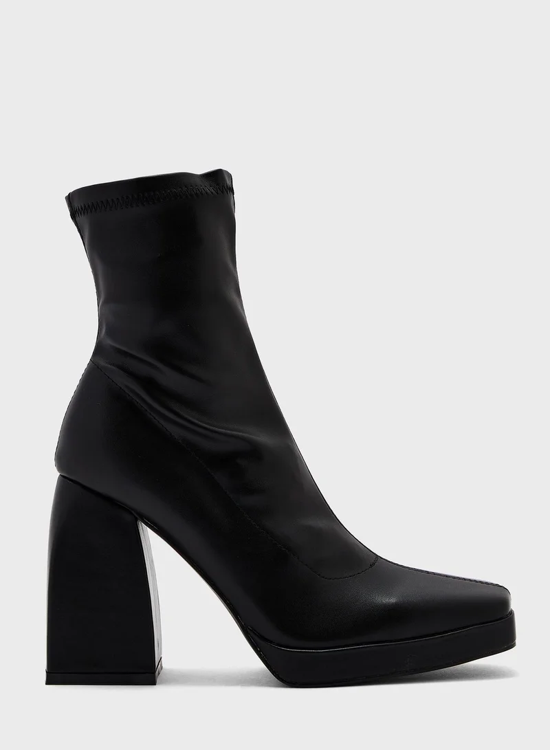 Ginger High Block Heel Boots