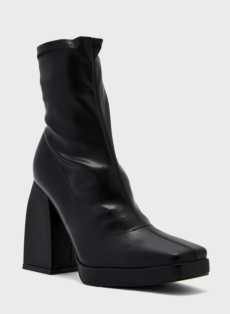 Ginger High Block Heel Boots