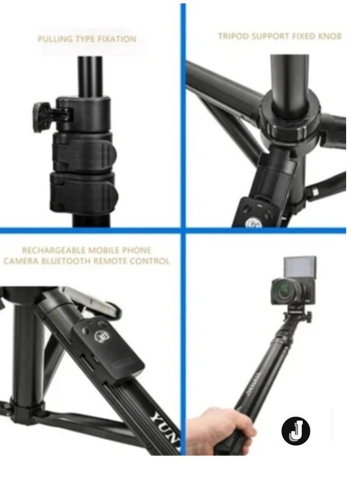 JAJEEK Bluetooth Selfie Stick with Extendable Tripod Stand – Camera Phone Holder for iPhone & Android with Wireless Remote Control for Perfect Selfies, Vlogging, and Group Photos - Image 4