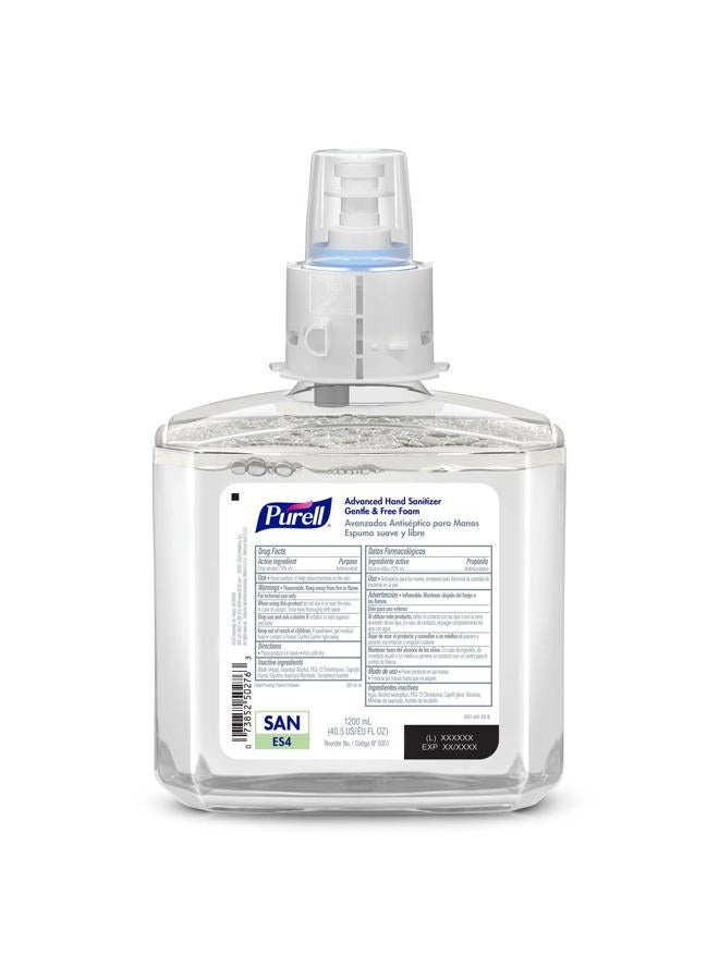 Purell عبوة إعادة تعبئة جل مطهر اليدين المتقدم لنظام دفع ES4 سعة 1200 مل، شفاف - Image 2