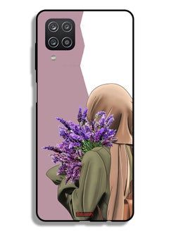Samsung Galaxy M12 Protective Case Cover Holding Flower