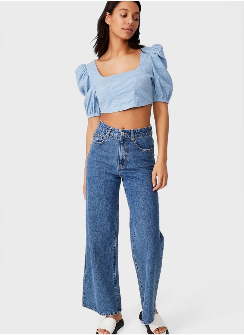 Cotton On - Corset Crop Top - Image 1