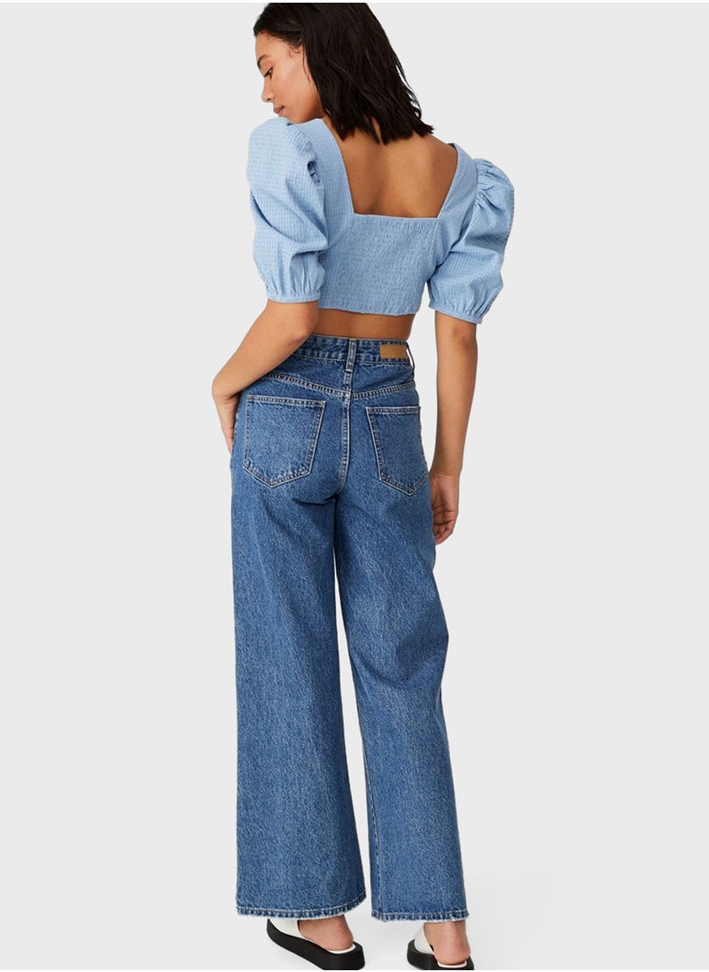 Cotton On - Corset Crop Top - Image 1