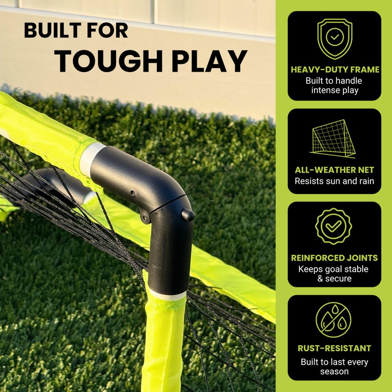 BAMMBITE Kids Soccer Goal Set-Portable Backyard goas for Kids (1 Pack- Goal Set) - Image 5