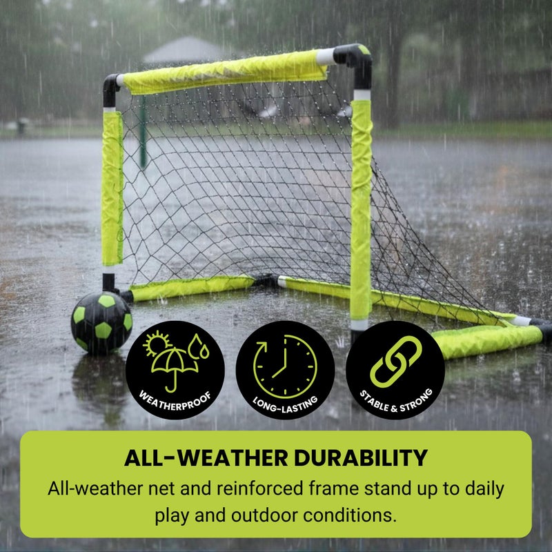 BAMMBITE Kids Soccer Goal Set-Portable Backyard goas for Kids (1 Pack- Goal Set) - Image 2