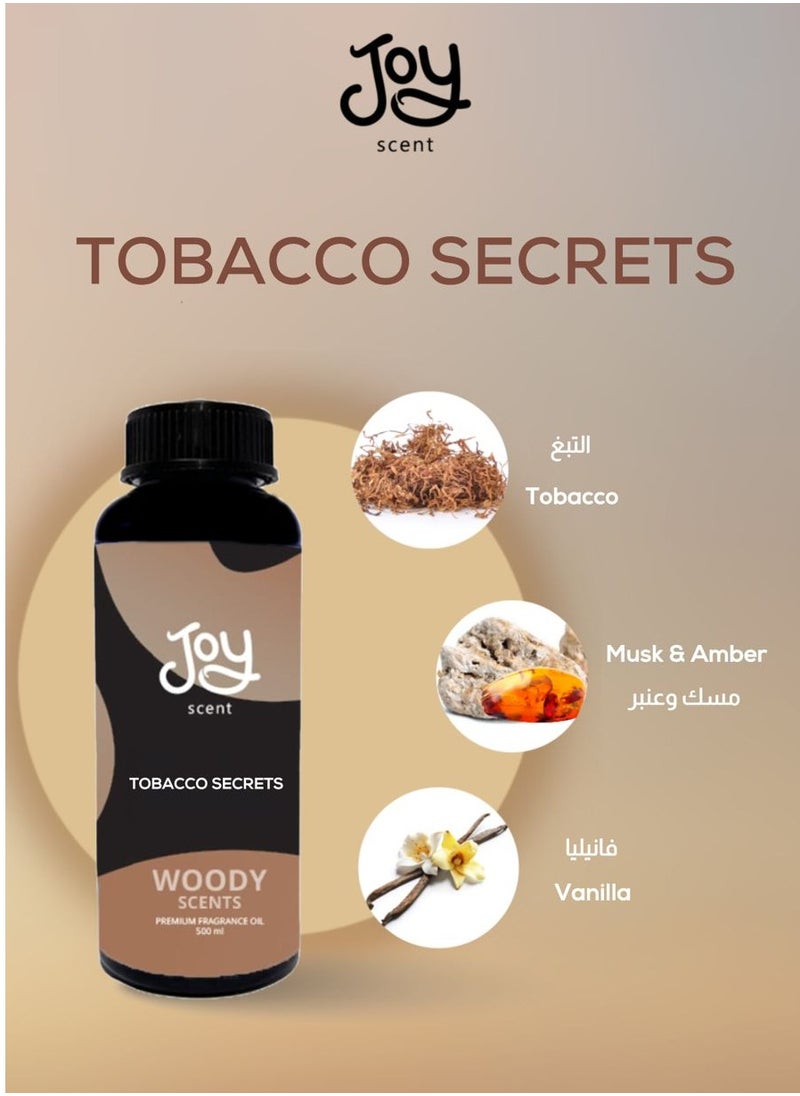 Joy Scent TOBACCO SECRETS fragrance oil bottle 100ml  - Image 4