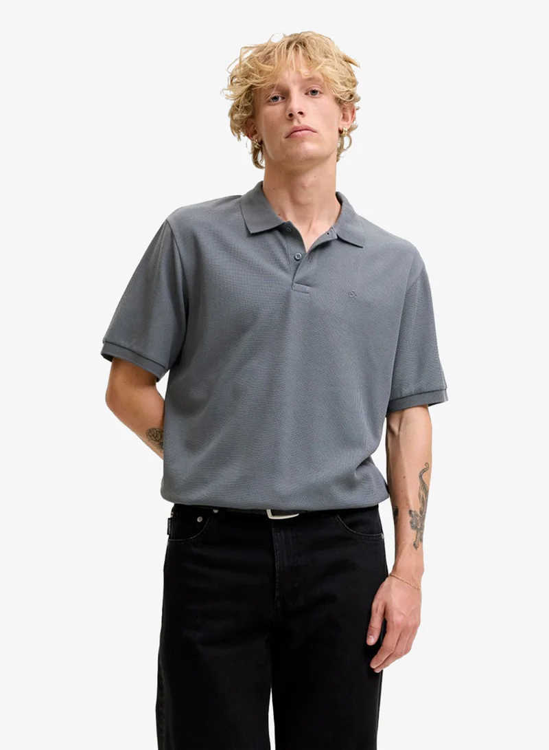 جاك اند جونز Solid Regular Fit Polo