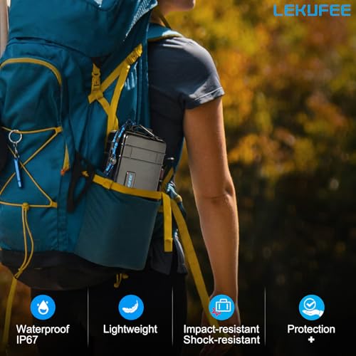 Lekufee Portable Waterproof Hard Case for Insta360 X5 / X4 / X3 Camera and Accessories(Case Only) - Image 5