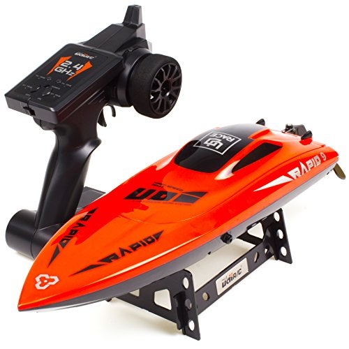 Cheerwing UDI 24Ghz RC Racing Boat for Adults 30KMH High Speed Electronic Remote Control Boat for Adults