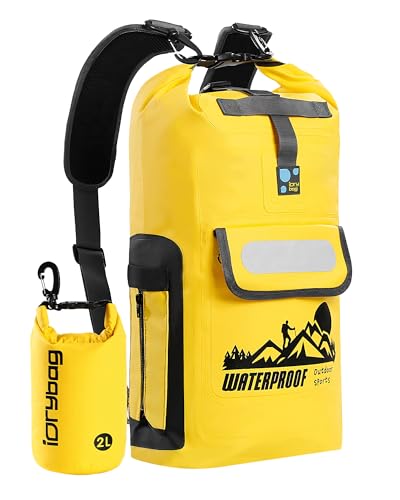 IDRYBAG 30L Waterproof Floating Backpack, Dry Bag for Men, Water Resistant Kayak, Hiking, Camping - Image 1