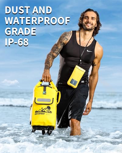 IDRYBAG 30L Waterproof Floating Backpack, Dry Bag for Men, Water Resistant Kayak, Hiking, Camping - Image 2