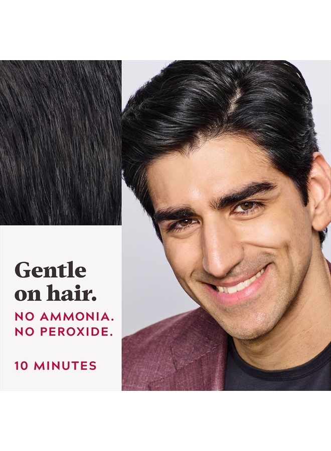 Just For Men Easy Comb-In Color, Hair Coloring for Men with Comb Applicator - Real Black, A-55 - Image 4