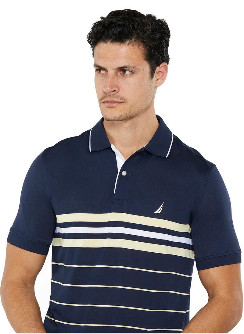 NAUTICA Striped Relaxed Dry-fit Polo Shirt  - Image 5