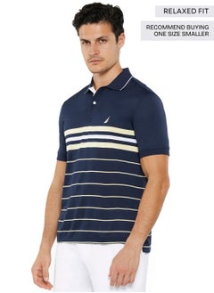 NAUTICA Striped Relaxed Dry-fit Polo Shirt  - Image 2
