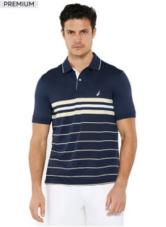 NAUTICA Striped Relaxed Dry-fit Polo Shirt  - Image 1