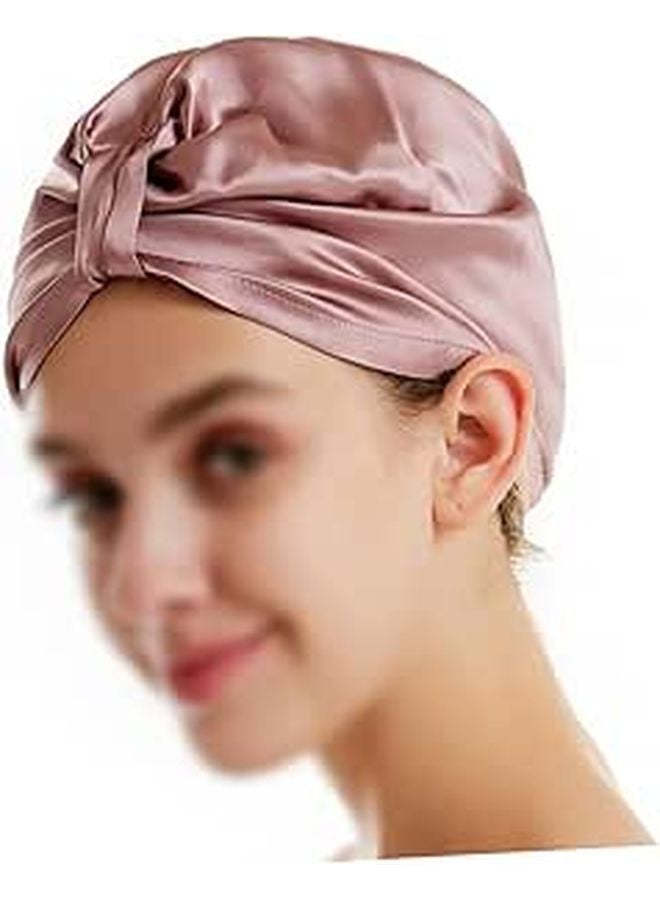 Satin Hair Drying Cap Adjustable Water Absorbent Shower Hat For Women Bathroom Use - Image 1