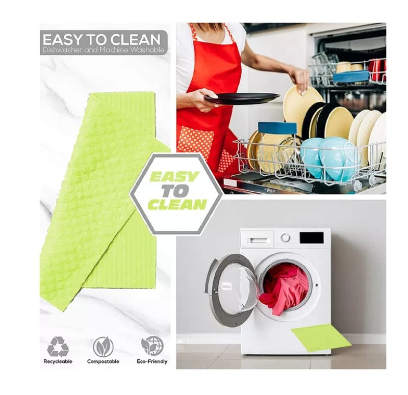 Winberg Sponge Wipe for Cleaning Kitchen Utensils washbasin Sink Car Bike Kitchen Pack of 3 Cleaning Wipe Wipes003 - Image 3