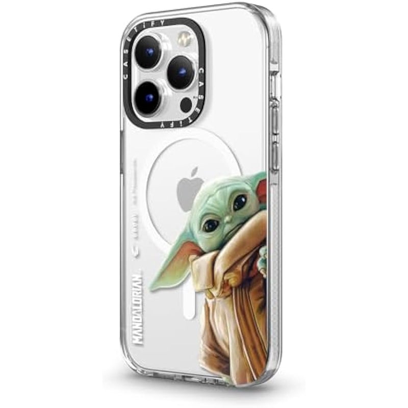 Casetify Clear iPhone 14 Pro Case 【Mandalorian Co-Lab/Not Yellowing / 6.6ft Drop Protection/Compatible with Magsafe】 - Grogu - Clear - Image 5