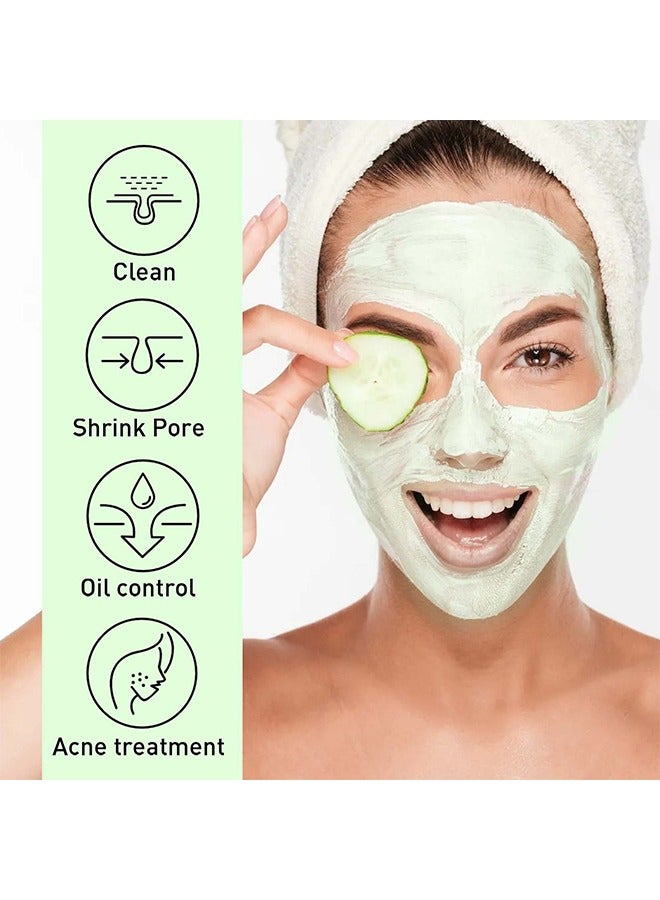 West&Month Mugworts Ance Clay Stick-Mugwort Anti Pores And Acne Clay Mask, Cleansing Mask Mud Mask For Men And Women, Moisturizing Oil Control Shrink Remove Blackheads, Shrink Pores, Improve Skin Tone - Image 2