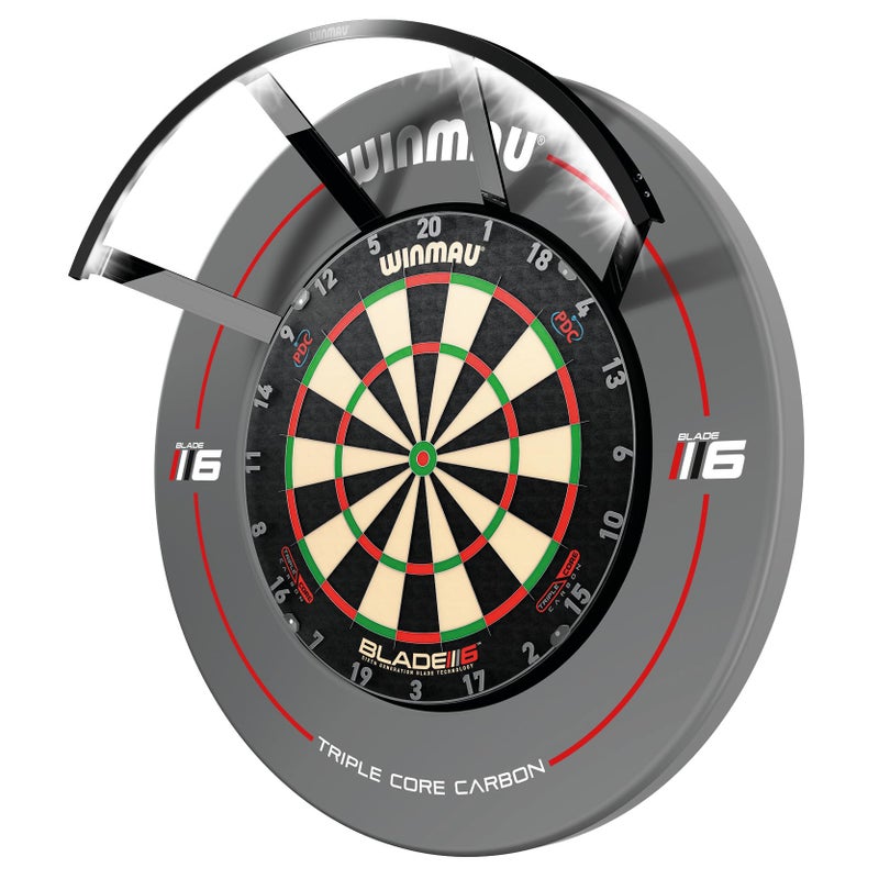 WINMAU Polaris 120 Degree Dartboard Lighting with Magnetic Clamp (Warm White) - Image 1